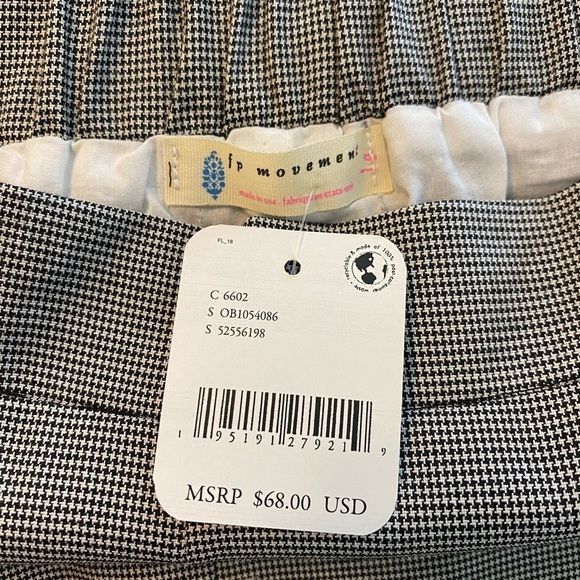 NWT Free People Movement Houndstooth Wrap Skort - Picture 3 of 11